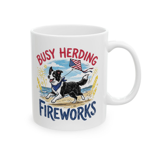 Busy herding fireworks border - fireworks,