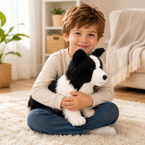 Chase border collie dog plush - border,