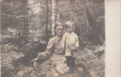 Antique mother child photo - antique,